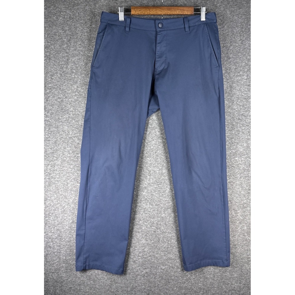 Rhone Commuter Pants Mens 32 Navy Blue Performance Tech Straight 100161 Used